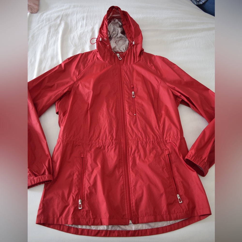 Calvin Klein Performance Rain Jacket (Red) - image 1